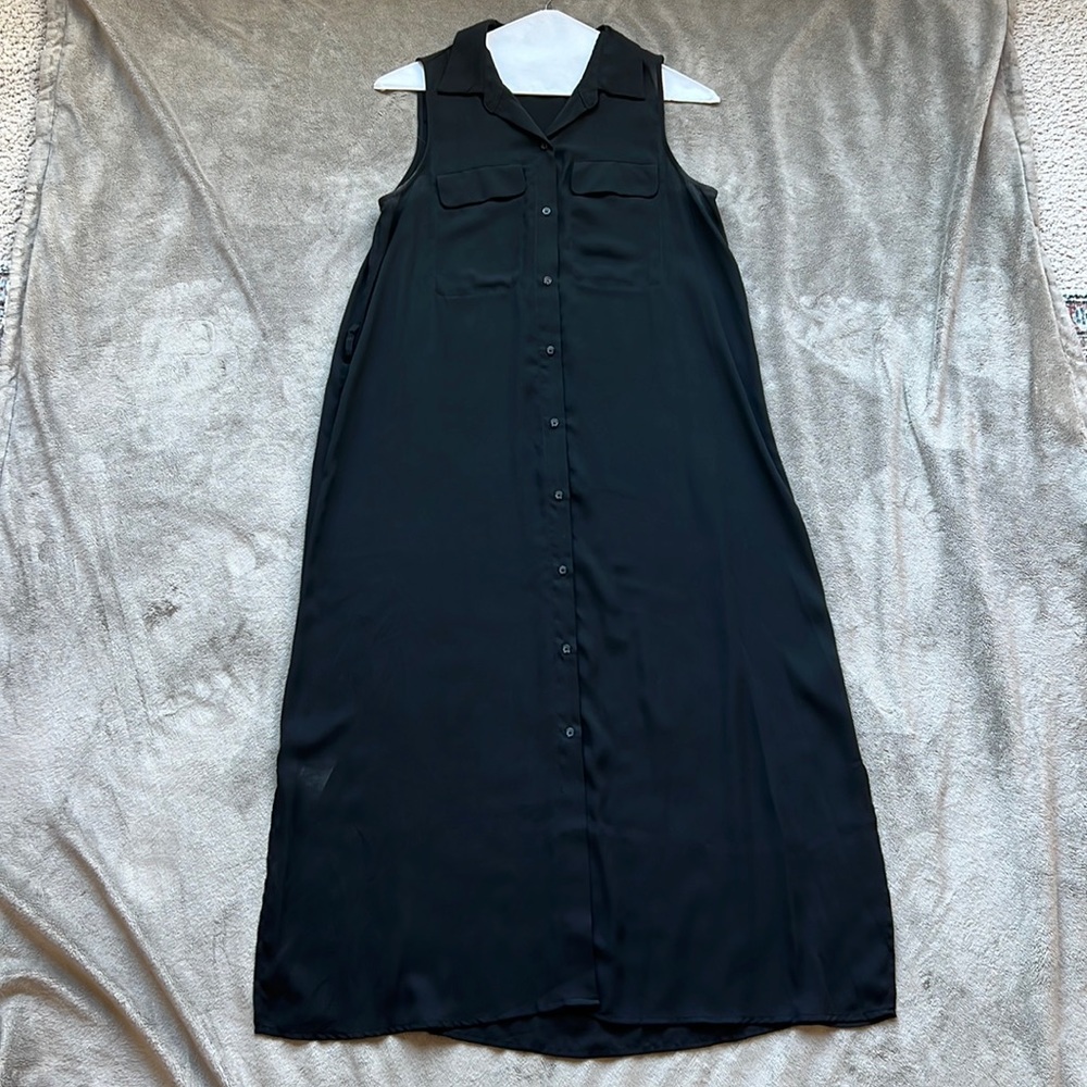 Who What Wear Sleeveless Button Dress